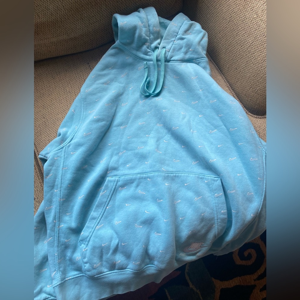Teal Nike hoodie